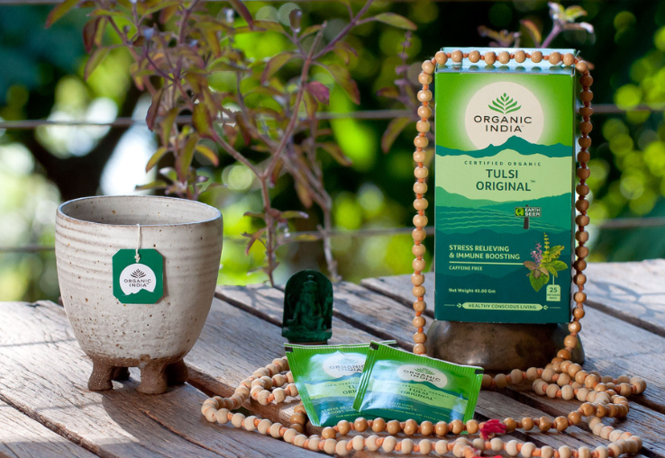 Infusiones Ayurv&eacute;dicas: Tulsi (Holy Basil) en bolsas Organic India